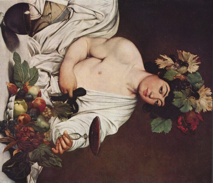 Self portrait Caravaggio by Caravaggio